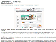 Tablet Screenshot of generic4allglobalreview.com